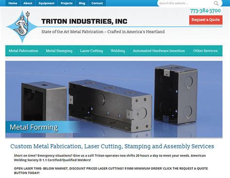 triton industries sheet metal fabrication pa|Triton Industries Inc .